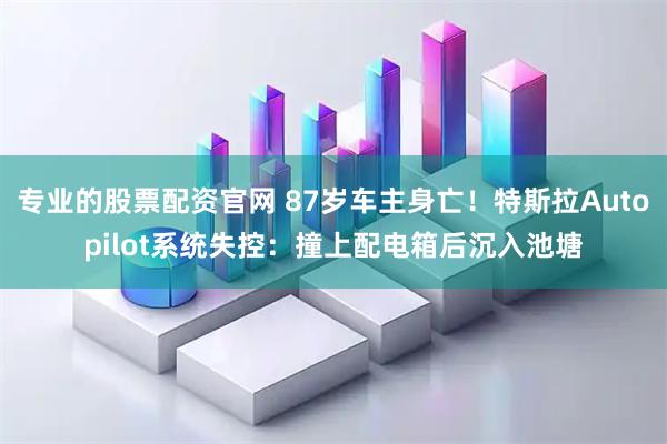 专业的股票配资官网 87岁车主身亡！特斯拉Autopilot系统失控：撞上配电箱后沉入池塘