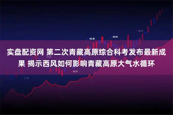 实盘配资网 第二次青藏高原综合科考发布最新成果 揭示西风如何影响青藏高原大气水循环